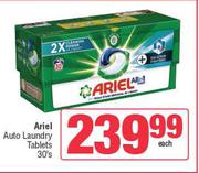 Ariel Auto Laundry Tablets-30's Pack