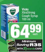 Vicks Xtra Strong Cough Syrup-100ml
