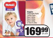 Huggies Disposable Pants Jumbo Pack-Per Pack