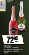 J.C.Le Roux Le Domaine, La Chanson,La Fleurette Or Sauvignon Blanc(Excluding Non Alcoholic)-750ml EA