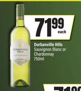 Durbanville Hills Sauvignon Blanc Or Chardonnay-750ml Each