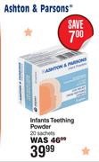 Ashton & Parsons Infants Teething Powder-20 Sachets