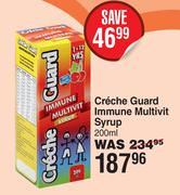 Creche Guard Immune Multivit Syrup-200ml
