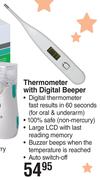 Medic+ Thermometer With Digital Beeper