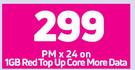 Vivo Y15s 4G Smartphone-On 1GB Red Top Up Core More Data