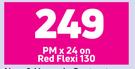 Vivo Y01 4G Smartphone-On Red Flexi 130