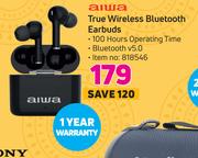 Aiwa True Wireless Bluetooth Earbuds