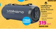 Volkano Mini Mamba Series Bluetooth Speaker-Each