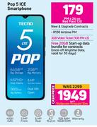 Tecno Pop 5 Ice Smartphone-On Red Flexi 130