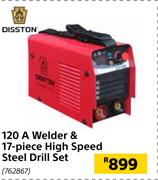 Disston 120 A Welder & 17-Piece High Speed Steel Drill Set 762867