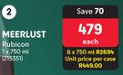 Meerlust Rubicon-750ml Each