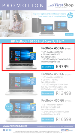 First Shop : HP Laptop And Desktop Promo (10 Dec - 17 Dec 2019), page 2