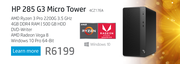 HP 285 G3 Micro Tower 4CZ17EA