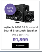Logitech Z607 5.1 Surround Sound Bluetooth Speaker