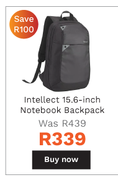 Targus Intellect 15.6 Inch Notebook Backpack