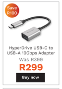 Targus Hyper Drive USB-C To USB-A 10 Gbps Adapter