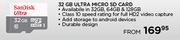 SanDisk Ultra 32GB Ultra Micro SD Card
