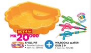Sunny Shell Pit With Wazooka Water Gun 2 0 Combo