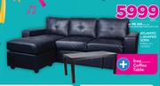 Atlantic L-Shaped Sofa With Coffee Table