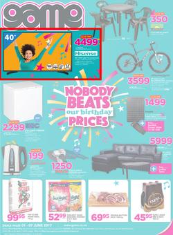 Game Namibia : Oshakati Nobody Beats Our Birthday Prices (1 June - 7 June 2017), page 1