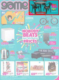 Game Namibia : Oshakati Nobody Beats Our Birthday Prices (1 June - 7 June 2017), page 1