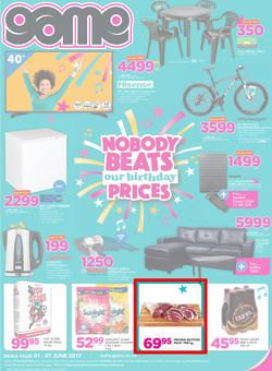 Game Namibia : Oshakati Nobody Beats Our Birthday Prices (1 June - 7 June 2017), page 1