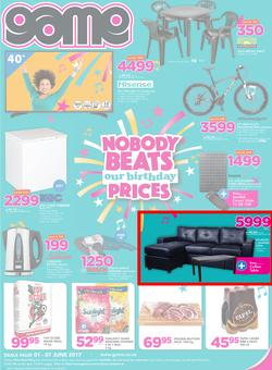 Game Namibia : Oshakati Nobody Beats Our Birthday Prices (1 June - 7 June 2017), page 1