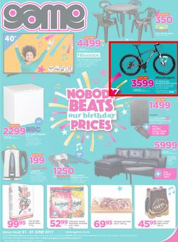 Game Namibia : Oshakati Nobody Beats Our Birthday Prices (1 June - 7 June 2017), page 1