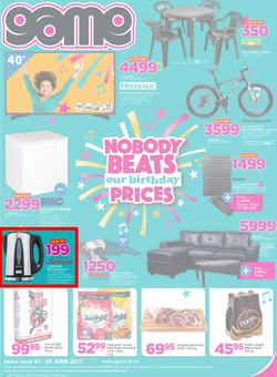 Game Namibia : Oshakati Nobody Beats Our Birthday Prices (1 June - 7 June 2017), page 1