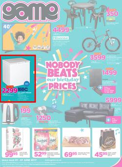 Game Namibia : Oshakati Nobody Beats Our Birthday Prices (1 June - 7 June 2017), page 1