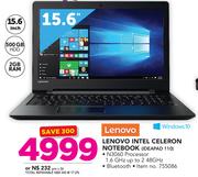 Lenovo Intel Celeron Notebook Ideapad 110