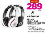 Volkano Impulse Headphone Assorted Colours