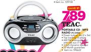 Teac Portable CD MP3 Radio PC-D880