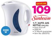 Sunbeam 1.7Ltr Auto Jug Kettle SAK-202