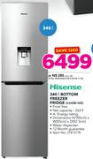 Hisense 340Ltr Bottom Freezer Fridge H340BI-WD