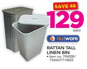 Nuware Rattan Tall Linen Bin