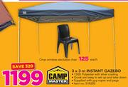 Camp Master 3x3m Instant Gazebo