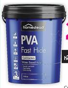 Homestead 20Ltr Fast Hide White Paint