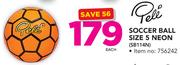 Pele Soccer Ball 5 Neon SB114N