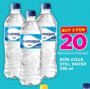 Bon Aqua Still Water-3x500ml
