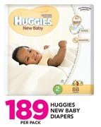 Huggies New Baby Diapers-Per Pack