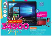 Lenovo Notebook Intel Celeron IDEAPAD 110 Plus HP Accessory Bundle                                  