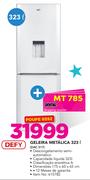Defy Geladeira Metálica 323Ltr DAC 517