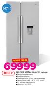 Defy Geladeira Metálica 621 Ltr DFF416