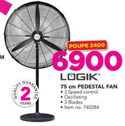 Logik 75cm Pedestal Fan