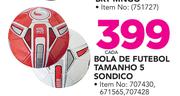 Bola de futebol tamanho 5 Sondico-cada