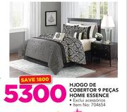 H Jogo de cobertor 9 Pecas Home Essence