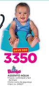 Bumbo Assento Aqua Inclui cinto de seguranca