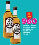 Azeite Oliveira da Serra 1% Tradicao garrafa-2 x 750ml