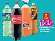 Coke, Fanta ou Sprite-2 x 2Ltr